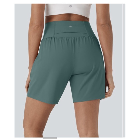 Halara Softlyzer Airy Super High Waisted 2-in-1 Cool Touch Yoga Shorts M - Picture 3 of 9